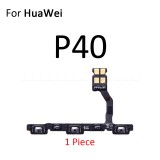 Power On Off Button Volume Switch Key Control Flex Cable Ribbon For HuaWei P40 Lite E 5G P30 Pro Repair Part