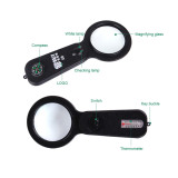 Top Handheld Reading 5X Magnifier Hand Held 25mm Mini Pocket Children Very small Magnifying Glass