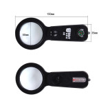 Top Handheld Reading 5X Magnifier Hand Held 25mm Mini Pocket Children Very small Magnifying Glass