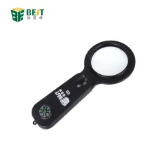 Top Handheld Reading 5X Magnifier Hand Held 25mm Mini Pocket Children Very small Magnifying Glass