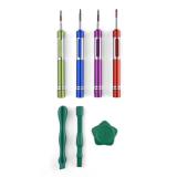 WYLIE WL-003 For All IPhone Models Magnetic Phone Repair Carbon Steel Precision Screwdriver Set