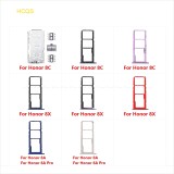 Micro SD Sim Card Tray Socket Slot Adapter Connector Reader For HuaWei Honor 8C 8X 8A Pro Container Holder Replacement Parts
