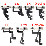 Original for iPhone X XS XR Flex Cable Right Proximity Sensor For iphone 11 Pro Max Small Front Facing Camera
