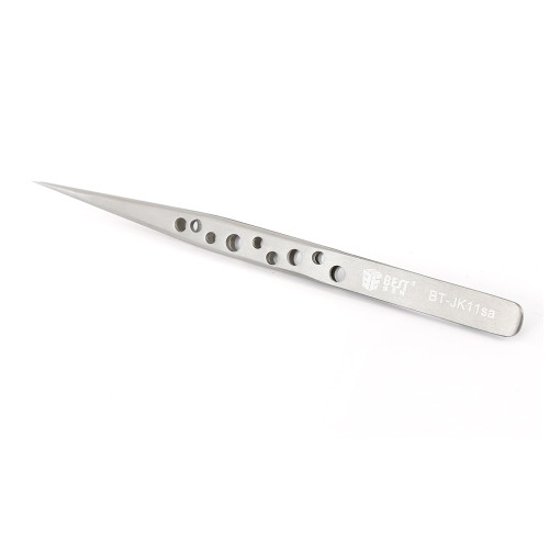 BEST JK11SA Mobile Phone/ iPhone/ Computer/ Watch Stainless Steel Precision Tweezers Repair Tool
