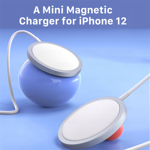 15W Original Magnetic Wireless Charger for iPhone 12 Pro Max 12pro Qi Fast Charger for iPhone 12 Mini USB C PD Adapter Magsafing
