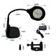 2 in 1 Lighted Magnifier Desk Flexible Practical LED Magnifying Lamp with C Clamp and Base Holder