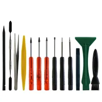 BEST-602 17 in 1 Screwdriver Spudgers Mobile Phone Opening Repairing Tools Kit for Smart Phones iPhone