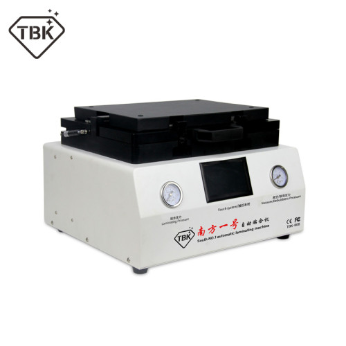 TBK-808 LCD Touch Screen Repair Automatic Bubble Removing OCA Vacuum Laminating Machine with automatic lock gas