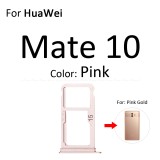 Micro SD Sim Card Tray Socket Slot Adapter Connector Reader For HuaWei Mate 10 Pro Lite Container Holder Replacement Parts
