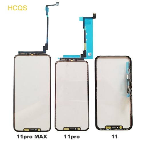 Original LCD Screen Touch Glass for iPhone 11Pro Max XS MAX X XR Display Flex Cable Panel Lens Repair Mobile Phone Spare Parts