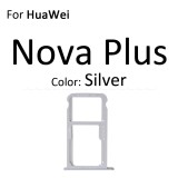 Micro SD Sim Card Tray Socket Slot Adapter Connector Reader For HuaWei Nova 2 Plus Container Holder Replacement Parts