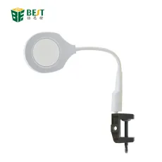 BEST-9145 New Design Multi-function Portable LED 20x ESD Magnifying Lamp