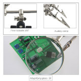 Helping Hand Soldering Stand Magnifying Glass Auxiliary Clamp Clip Magnifier Welding Rework Repair Solder Iron Holder