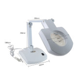 BST-8611BL Table Magnifying Glass with Light Stand