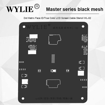 WYLIE Dot Projector Matrix Face ID Tin Template For iPhone X XS 11 11Pro MAX BGA Reball