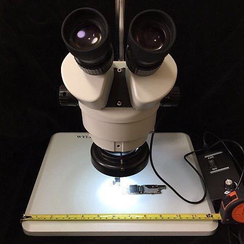 Trinocular Microscope 7X-45X Trinocular Zoom Microscope Head