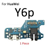 Charging Port Connector Board Parts Flex Cable With Microphone Mic For HuaWei Y9s Y8s Y8p Y7p Y6p Y6s