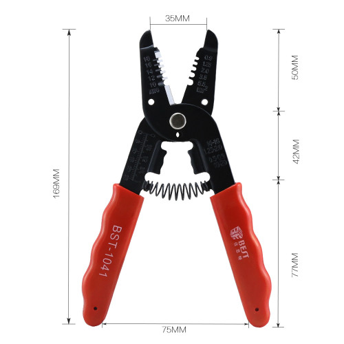 BESTOOL Hand Tools Wire Cable Cutters Cutting Side Snips Flush Nipper Anti-slip Rubber Mini Diagonal Pliers