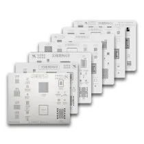 3D IC Chip BGA Reballing Stencil Kits Set A8 A9 A10 A11 A12 stencil tin plate hand tools for iPhone 6 7G 8G 8P XR XS MAX series