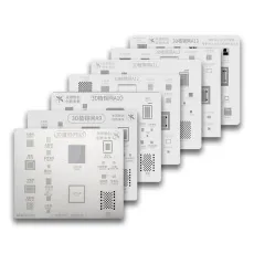 3D IC Chip BGA Reballing Stencil Kits Set A8 A9 A10 A11 A12 stencil tin plate hand tools for iPhone 6 7G 8G 8P XR XS MAX series