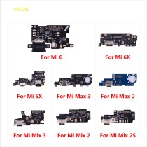 Charging Port Connector Board Parts Flex Cable With Microphone Mic For XiaoMi Mi 6 Mix 2S Max 3 2 6X 5X