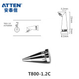 ATTEN AT90DH ST100 MS800 soldering station Welding Tip T800 Tips