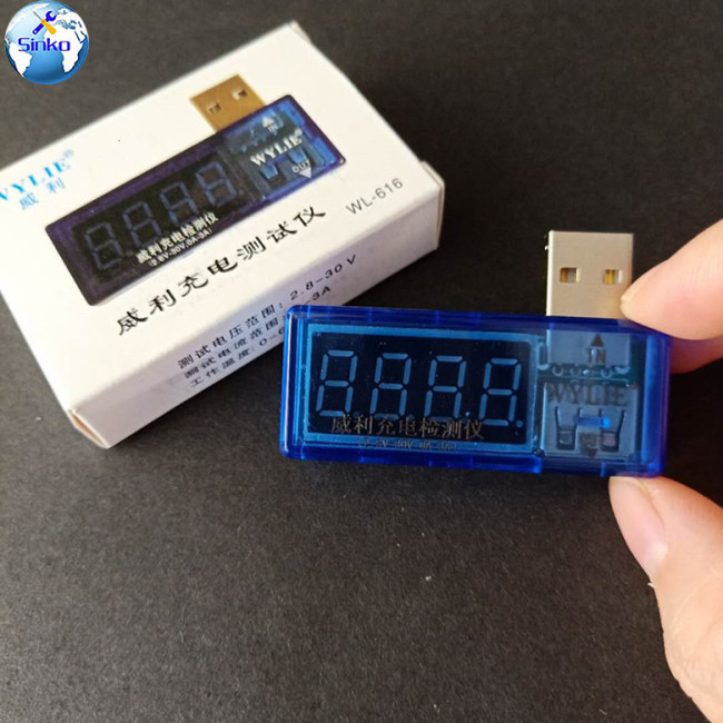 Wylie WL-616 USB Charging Detector Repair Fault Tester for Phone Voltage And Current Leakage Check
