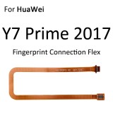 Fingerprint Sensor Home Button For HuaWei Y9 Y7 Y6 Prime Pro 2019 2018 2017 Touch ID Return Button Connector Flex Cable Ribbon