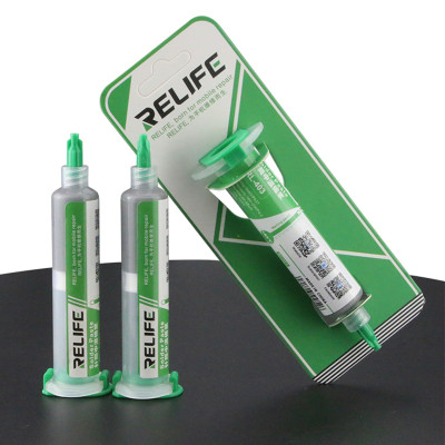 1PCS 10CC High quality Flux No-clean Original RELIFE Soldering Paste RL-403 Solder Tin Sn63/Pb67 For soldering iron