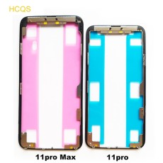 Screen Middle Framefor iPhone X XS max 11pro MAX 11Pro LCD Touch Screen Middle Frame Housings With Sticker Mobile Phone Replace Parts