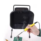 Fume Extractor Carbon Filter Quiet Fan for ESD Soldering Station Adjustable Welding Solder Smoke Absorber Remover