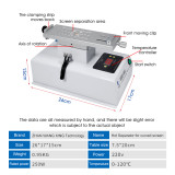 Heating Separator for curved screen edge glass curved phones
