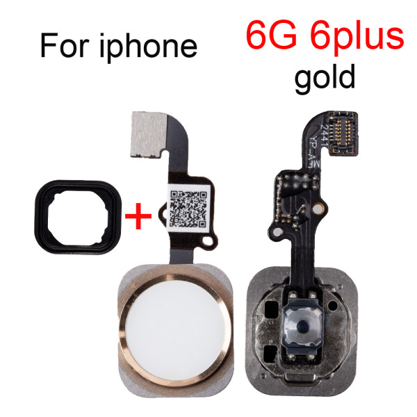 Home Button with sticker for All Model iPhone SE 5S 6G 4.7 &6 6S 7 8 plus 5.5  Black/White/Gold/ Rose Gold Home Flex Assembly