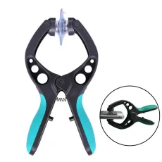 LCD Screen Opening Spring Pliers Suction Cup with 2 Suckers for Mobile Phone Screen Opening Repair Tool