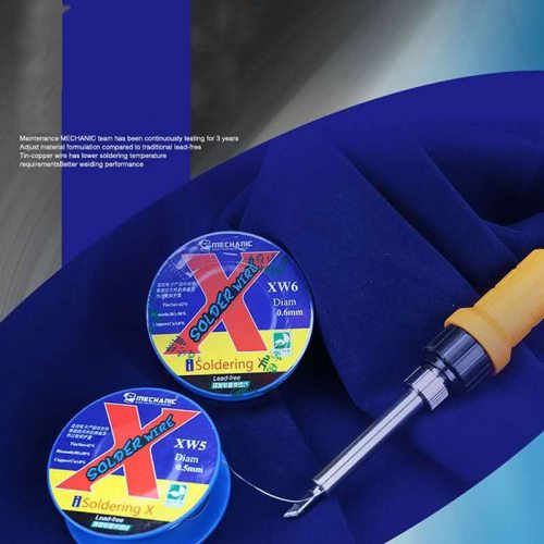 MECHANIC 40g Lead-free Environmental protection low temperature 138 degrees Celsius solder wire for iPhone X XS XSM XR Repair