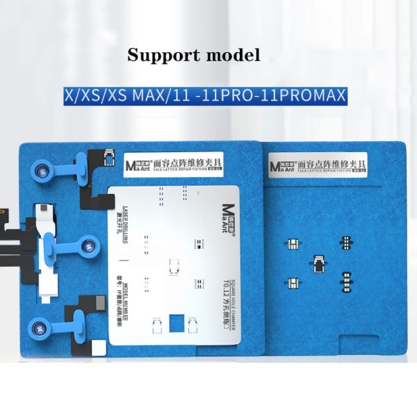 The Newest Ma-Ant mobile phone dot matrix repair face repair fixture for fixing X XR XS 11 11PROMAX small camera