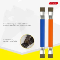 Double Head Anti-static Brush PCB Mainboard Rework ESD Brush For Mobile Phone PCB BGA CHIP IC Repair Soldering Clean up the dust
