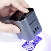 QIANLI UV Intelligent Green Oil Curing Lamp charging type Led UV glue curing optical Shadowless gel glue curing lamp