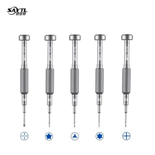 MY-901 High-precison Screwdriver Set For iPhone Android Mobile Phone Disassembly 5-Point 0.8MM Y0.6 M2.5 T2 Phone Repair Tools