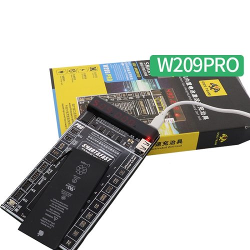 Battery Activation Fast Charging Tools W209 Pro for iPhone 11pro max X XS MAX XR 4 5 6 6s 7 8 for Samsung Huawei Android Phones
