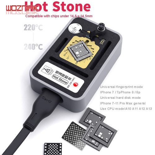 QIANLI Hot Stone Constant Temperature Fixture for IPHONE 7-11 Pro Max NAND CPU Fingerprint CHIP Welding Platform Delete Glue