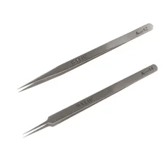 Precision wylie Tweezers Electronic Industrial Stainless Steel Tweezer Pinzas Forceps Curved Straight Tip Hand Tools