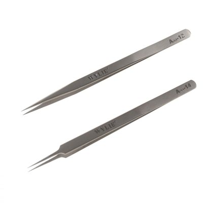 Precision wylie Tweezers Electronic Industrial Stainless Steel Tweezer Pinzas Forceps Curved Straight Tip Hand Tools