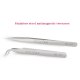 WYLIE stainless steel anti-magnetic tweezers special tip fine mobile phone repair chip motherboard precision instrument