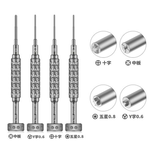 Amaoe High Precision 3D screwdriver Philips Pentalobe Y Convex Cross repair screw for iPhone Samsung Repair