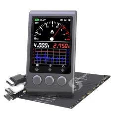 Ibootpower 4A-320mA Power Cable Repair For iPhone 5-11 Pro Android TYPE-C Digital Ammeter Charging Activation Kit iBoot Test Box