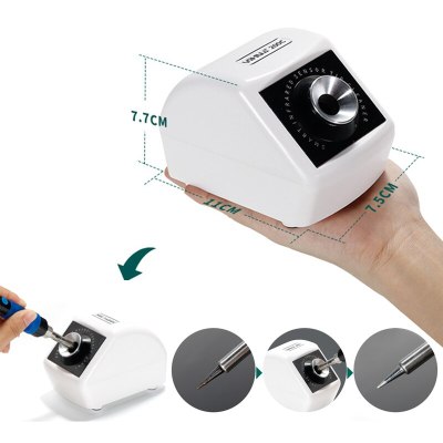 YIHUA 200Q DC 12V Infrared Sensor Smart Induction Soldering Iron Tip Cleaner Light Weight Iron Tips Cleaning Tool