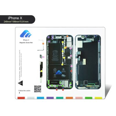 New Professional Guide Pad for iPhone Xsmax xr X 8P 8 7P 7 6S 6SP 6  Magnetic Screw Keeper Chart Mat Mobile Phone Repair Tools
