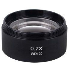 RELIFE Auxiliary Microscope Lens WD165 0.5X 0.7X Objects Camera Lens For Trinocular Stereo Zoom Microscope Barlow Glass Lens