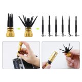 High quality 6 in 1 Torx Phillips Slotted Precision Screwdriver set for Mobile Phone Repairing Cr-V Material for iphone sumsung
